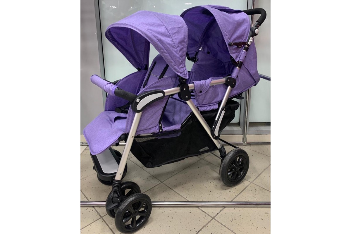 Purple best sale double stroller